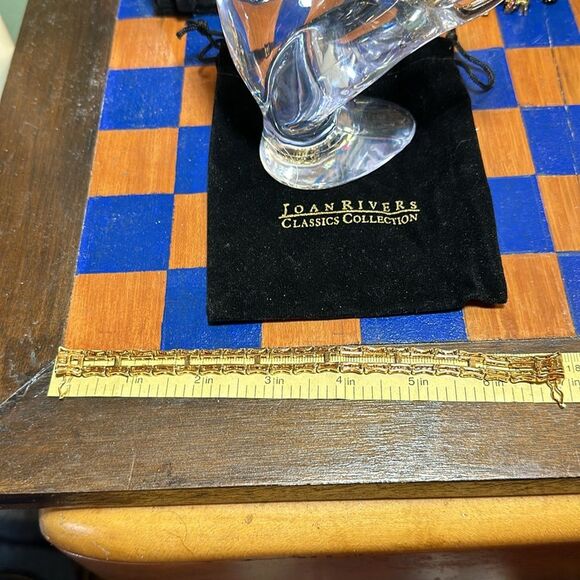 JOAN RIVERS Bamboo Goldtone Tennis Bracelet/Jacket - Picture 3 of 5